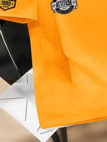 Claim Dot Men's Casual Printed Round Neck Short Sleeve T-Shirt