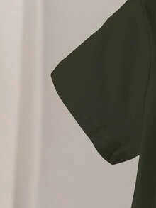 SHEIN Explorewe 6件套幼儿男童纽约字母印花圆领短袖T恤和短裤休闲套装，灰色*1，棕色*1，军绿色*1 - 灰色 - 查看 3