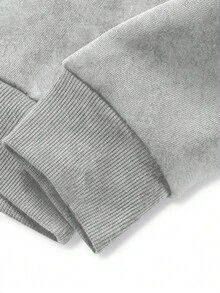 Manfinity Homme Loose Fit Men's Letter Printed Hoodie And Sweatpants Two Pieces Set Los Angeles Outfit, For Winter, Thermal Lined - Multicolor - View 7