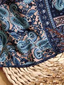 Rusticease Top sin mangas de estilo bohemio versátil para mujer, verano - Multicolor - Ver 5