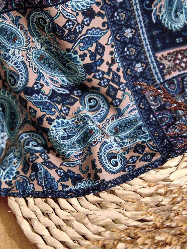 Top senza maniche in stile bohémien versatile, estivo per donna