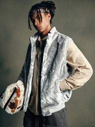 AXEPEAK Svart & guldväst, matchande vinterjacka för par, nya förtjockade ärmlösa ytterkläder för höst/vinter