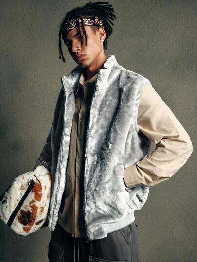 AXEPEAK Svart & guldväst, matchande vinterjacka för par, nya förtjockade ärmlösa ytterkläder för höst/vinter