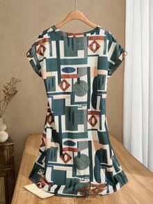 EMERY ROSE 女士短款连衣裙 女士夏季连衣裙 女士夏季服装 度假装 女士乡村音乐会装 度假装 - 彩色 - 查看 2