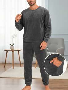 Men Loungewear Onepieces - Grey - View 1
