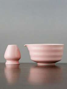 485ml Ceramic Matcha Bowl And Chasen Lid Set, Easy To Clean, Home Matcha Tools, Kungfu Drinkware Tea Accessories.