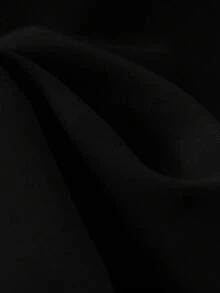 GlowEve Bộ đồ liền thân dài tay quấn eo thanh lịch - màu đen - Xem 3