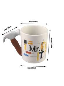 Joivida 1 Stück die kreative Keramik Kaffeetasse mit Henkel hat ein fantasievolles Design, das sich für Familien, Cafés, Weihnachts- und Valentinstags-Geschenke eignet. Es ist eine Cartoon-Tier-Trinkschale, eine Frühstücks-Milch- und Saftschale sowie ein Paar-Geschenk. Sie ist ideal sowohl für Getränke als auch zum Verschenken, zu Weihnachten und Valentinstag. - Verschiedenfarbig - Übersicht 9