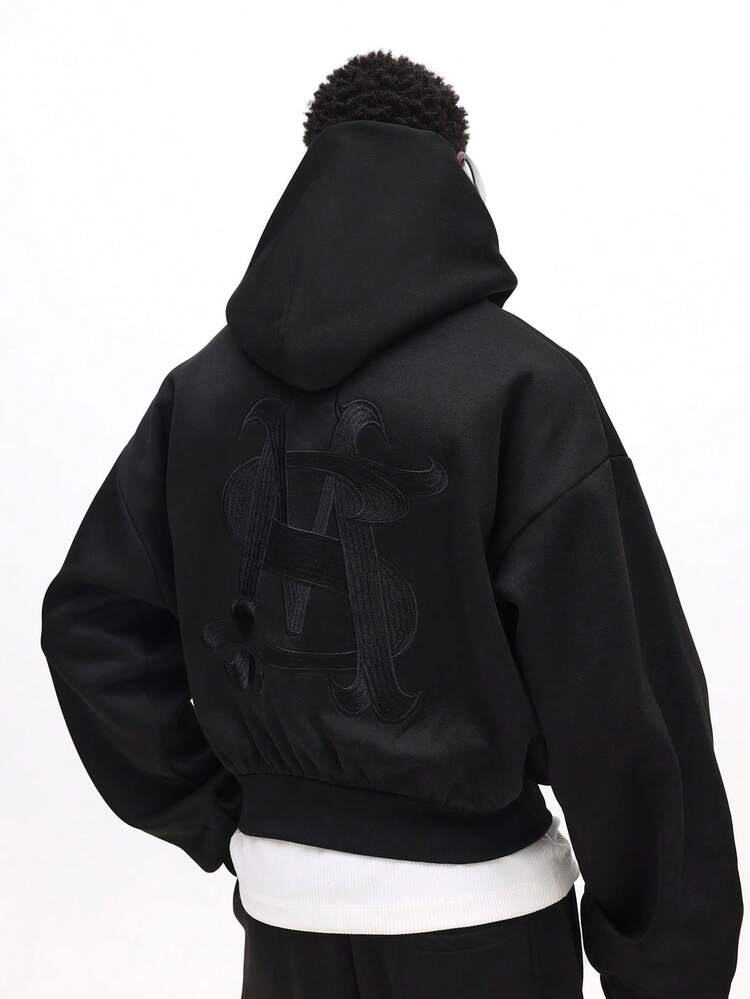 Graffiti Pullover Hoodie With Drawstring