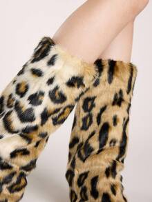 ROMWE Goth Women Leg Warmers - Black brown - View 4