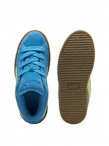 Creeper Phatty Fenty Speed Women's Sneakers Blue 396403 - Blue Yellow - View 3
