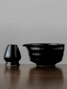 485ml Ceramic Matcha Bowl And Chasen Lid Set, Easy To Clean, Home Matcha Tools, Kungfu Drinkware Tea Accessories.