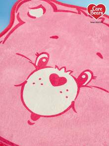 Care Bears X PETSIN 1PC Pet Cat Dog Universal Pink Bear Cartoon Cute Pattern Printed Plush Warm And Comfortable Dog Sleeping Mat - Bear head floor mat - View 4