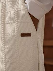 SWAVVY Men's Casual Loose Drawstring Waist Sweatpants With Patch Pockets - Apricot - View 3