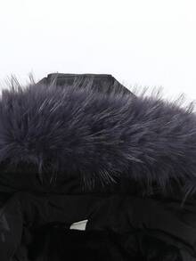 SHEIN Explorewe 2pcs/Set Young Boy Thermal Lined Hooded Padded Coat, Warm Padded Coat With Pockets Young Boy Winter Coattoddler Winter Coat BoyYoung Boys Coat WinterYoung Boys Coatbaby Boy Winter Coat - Blue - View 7