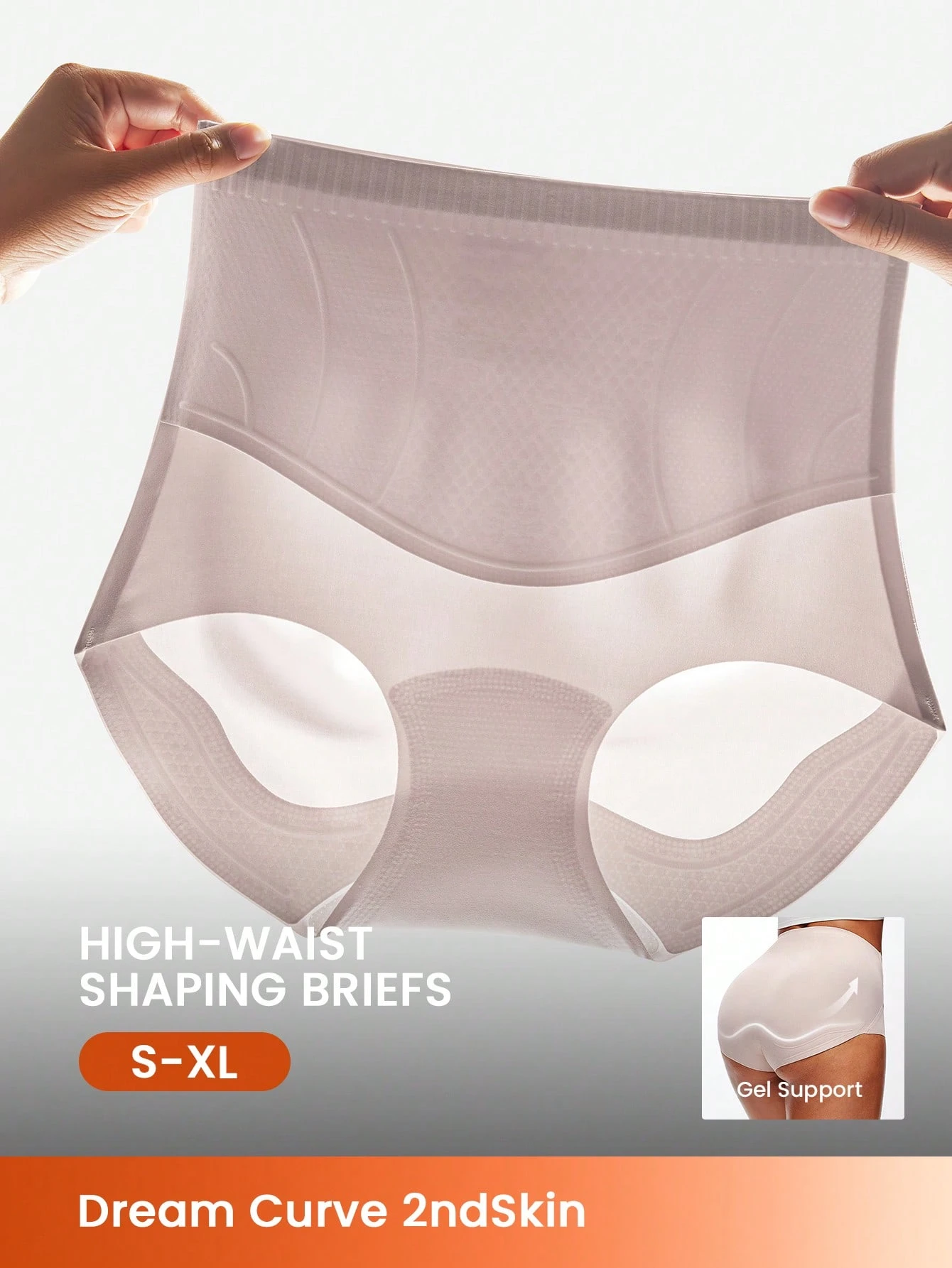 Formende Shapewear-Slips in Große Größen mit nahtlosem Sitz und hoher Taille