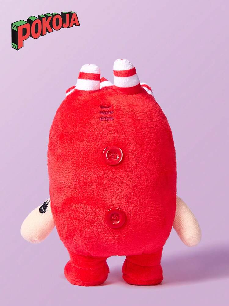 1 件 7 英寸小 Odbbods 毛绒玩偶角色，随机搭配，节日礼物 - 彩色 - 查看 10