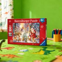 Ravensburger Christmas In The Forest 100 Piece Jigsaw Puzzle Age 6 Years+ 12937 - Multicolor - View 6