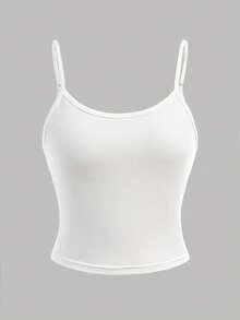 SHEIN Girlism 少女印花连帽衫、吊带背心和裤子休闲套装 - 彩色 - 查看 5