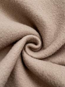 Juhart Quần nỉ ấm áp cạp chun co giãn màu trơn cỡ lớn cho nữ - màu nâu - Xem 7