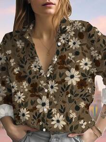 EMERY ROSE Plus Size Blouses - 멀티컬러 - 보기 3