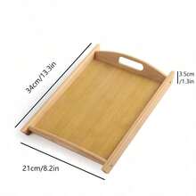 竹制床头桌托盘早餐托盘带折叠腿床上托盘用于用餐和笔记本电脑服务托盘适用于卧室小吃托盘床头桌绘图桌 - 彩色 - 查看 14