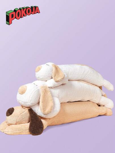 Adorable 100cm/130cm Stuffed Animal Plush Dog - Perfect Gift For Dog Lovers, Room Decoration For Little Kids, Special Birthday Gift, Holiday Gift, Party Favor (As The Fabric Is Mass Produced, There Will Be Some Slight Color Differences, The Actual Item Is Close To The Promotional Picture)