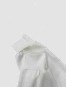 GlowEve 女式渐变色圆领落肩长袖休闲宽松运动衫，秋冬 - 卡其色 - 查看 3