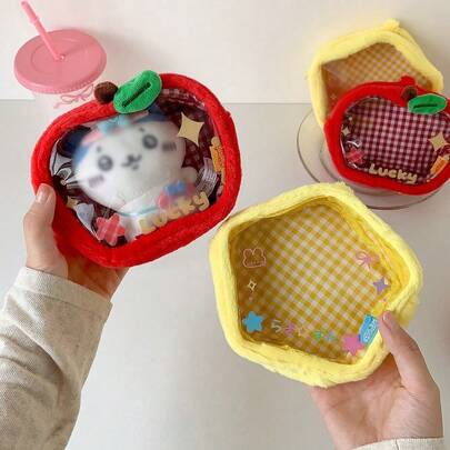 Túi đựng đồ chơi hình ngôi sao hoạt hình - Túi trưng bày chống bụi cho búp bê và huy hiệu.