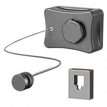 1件装可伸缩隐形室内/阳台钢制晾衣绳，浴室可伸缩晾衣绳，春季简约风，夏季上衣 - 彩色 - 查看 13