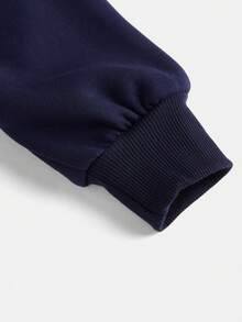 Girlism 2pcs/Set Teen Girls Ditsy Floral Casual Loose Fit Long Sleeve Sweatshirt And Flare Pants, Back To School, Clean Girl Athleisure - Multicolor - View 3