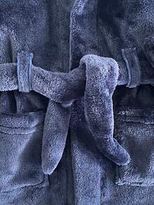 SHEIN 4pcs Baby Boy Plaid Shirt, Pants And Flannel Robe With Eye Mask Sleepwear Set Baby Boys Outfit Baby Boy Pajamas Baby Boy Flannel Baby Boy Winter Sets Baby Boy Bathrobe - Multicolor - View 8