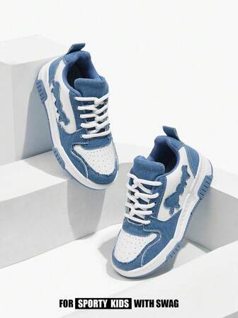 JNSQ Versatile Children Canvas Casual Sneakers Sports Shoes Back To School