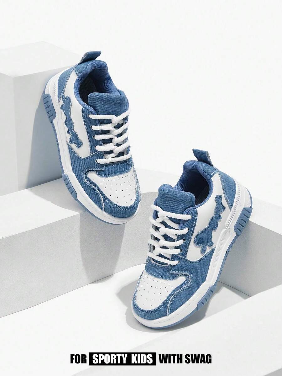 JNSQ Versatile Children Canvas Casual Sneakers Sports Shoes Back To School