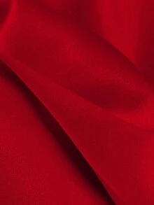 Franclia Beige Camisole Strap Waist Single Side Ruffle Trim Minimalist Fashion Camisole Strap For Women - Red - View 5