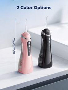 Teckwe 口腔冲洗器便携式水牙线器可充电 3 种模式，无线牙科水射流，防水牙线清洁棒，适合家庭旅行 - 彩色 - 查看 7