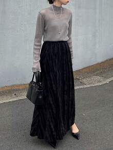 FRIFUL Women's Mesh Turtleneck Sheer Blouse, Summer Wear Long Sleeve Women