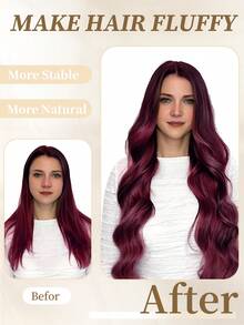 Tape In Hair Extensions 100% Human Hair #99J Wine Red Straight Style In 14-22 Inch Lengths Extensions Silky Seamless Invisible Top Quality Thick Ends Healthy Human Hair Extensions 50g/Pack For Thin Hair And Salon Use - S99J - View 4