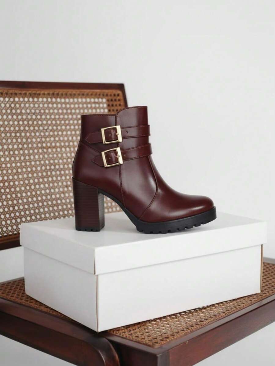 Women Ankle Boots & Booties - Brown - View 1