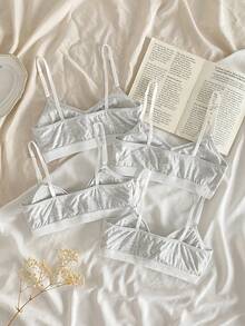 Tween Girls' Casual Comfortable Everyday Wear Bra Cute Bra And Panty Set Cute Bra Set Underwear And Bra Set Girls Bra Set