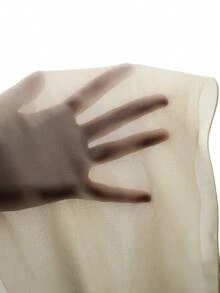 MaterniChic 优雅孕妇通勤纯色露肩吊带背心喇叭袖衬衫 - 杏色 - 查看 7