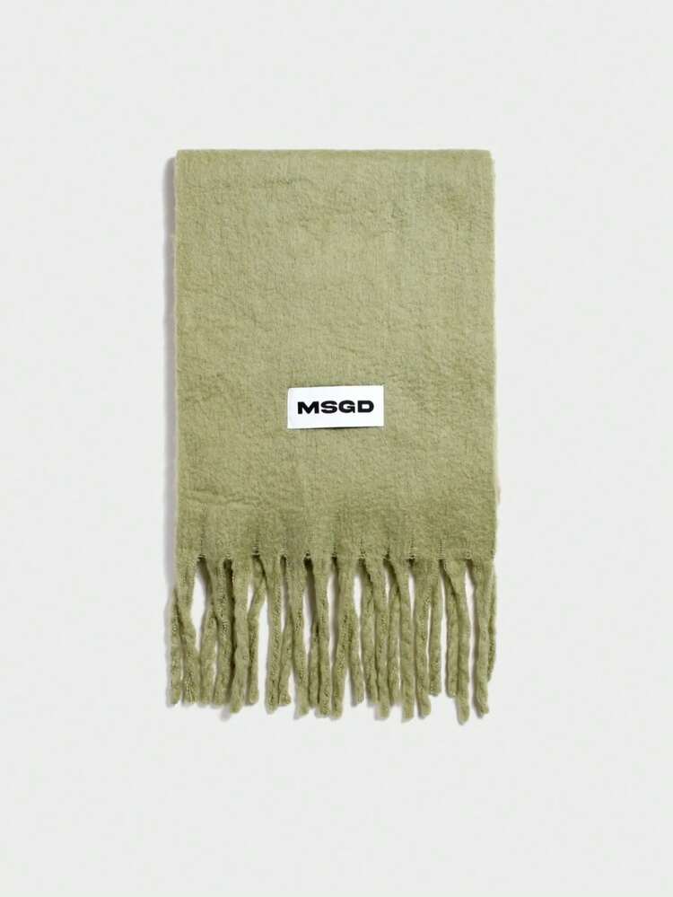 MISSGUIDED Knit Scarf With Fringe Detail