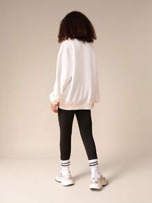 SUMWON Felpe e tute coordinate per ragazze adolescenti - Bianco - Visualizzare 2