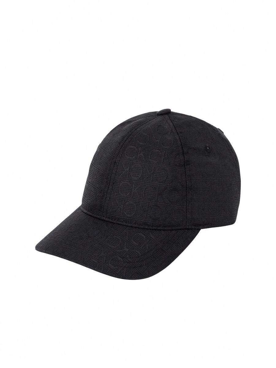 Calvin Klein Logo Jacquard Women's Baseball Cap Black - Black - View 1