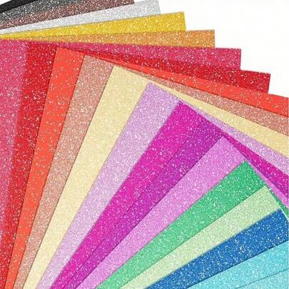 100 件/40 件/20 件 5.91*5.91 英寸闪光纸，复活节手工优质纸，非常适合手工制作和 DIY 项目，非常适合制作闪光纸、剪贴簿用品，128GSM