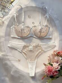 2件套浪漫可爱性感内衣套装