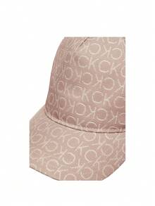 Calvin Klein Logo Jacquard Women's Baseball Cap Beige - Beige - View 4