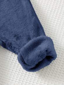 Cozy Pixies 2件套男婴卡通动物印花保暖内衬圆领长袖套头卫衣和松紧腰裤套装 男婴服装 男婴套装 男婴服装 恐龙男婴连体衣 婴儿休闲套装 恐龙婴儿服装 男婴套装 恐龙婴儿套装 恐龙男婴服装 - 藏蓝色 - 查看 6