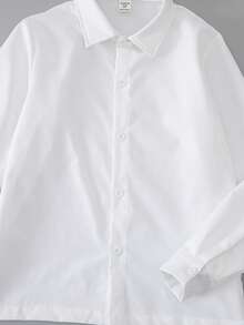 SHEIN 4 件套 Tween Boy 高级优雅时尚宴会婚礼舞台表演主持人服装套装。西装外套 + 修身背心 + 纯白长袖衬衫 + 休闲裤 4 件套，适合晚宴、派对、主持、舞台表演、聚会、T 台、洗礼、商务、生日派对、婚礼、毕业典礼和各种场合，适合所有季节 - 深灰色 - 查看 8