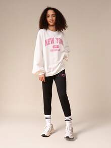 SUMWON Felpe e tute coordinate per ragazze adolescenti - Bianco - Visualizzare 5